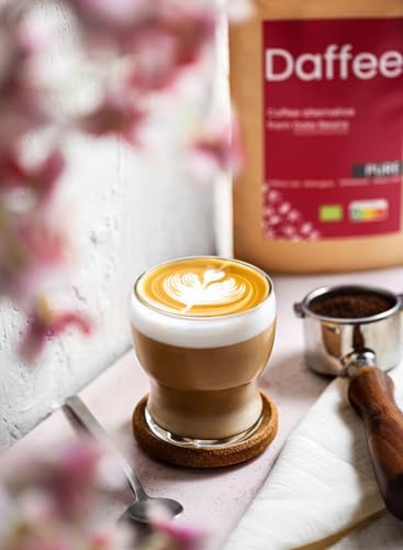 Daffee - Coffee Alternative made from Ground Organic Date Beans | Natural Flavour | Natural Caffeine Free Coffee Replacement – Decaf Coffee Substitute - No CAF | Nutri Score A (125g)
