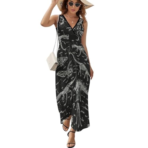 Robe de fleurs de cerisier au col en V flatteur et coupe sans manches estivale