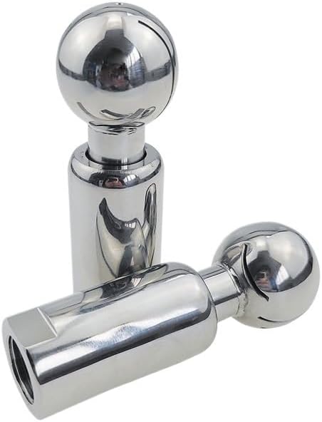 Rotary CIP Tank Cleaning Ball 3/8“ 1/2“ 3/4” 1“ BSPT Female Threaded 360 Degree Rotating Head Nozzle Stainless Steel SS304(3/4")