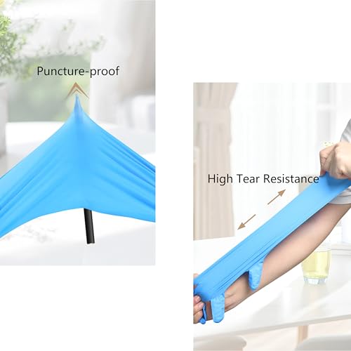 Zhbro YI 2 Sets Einweg-Schutzkleidung, Schuhschalen und Handschuhe, Vliesstoff für Reinigung, Gartenarbeit, Landwirtschaft und industrielle mechanische Arbeit (L)