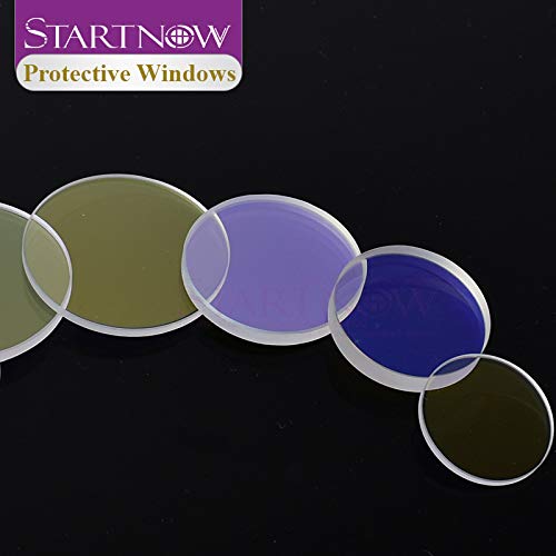 Ventanas protectoras láser Startnow 40x2 de vidrio K9 para soldadura 5