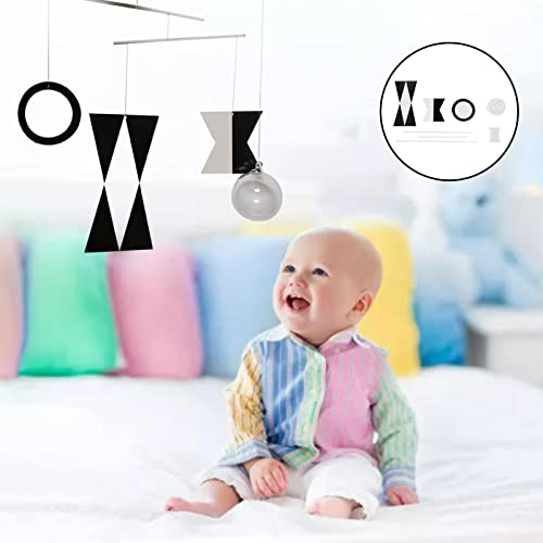 AMLESO Montessori Móvel Brinquedo Berçário Decoração Pendurado Chocalhos Presente para Recém-nascido
