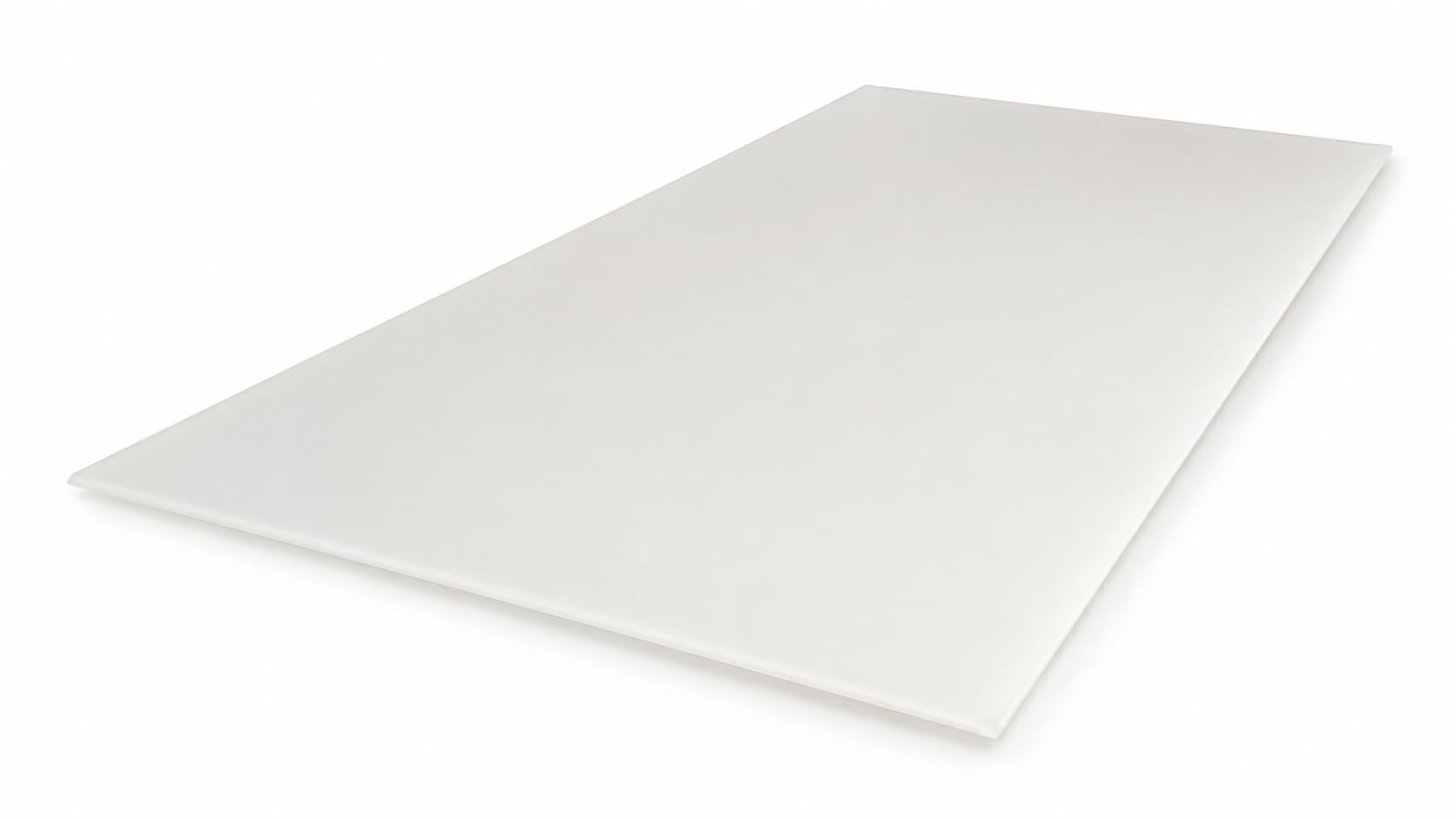 PE-HD Polyethylen Kunststoffplatte 1-30 mm weiß Natur verschiedene Formate (3,0 mm, 1000 x 495 mm)