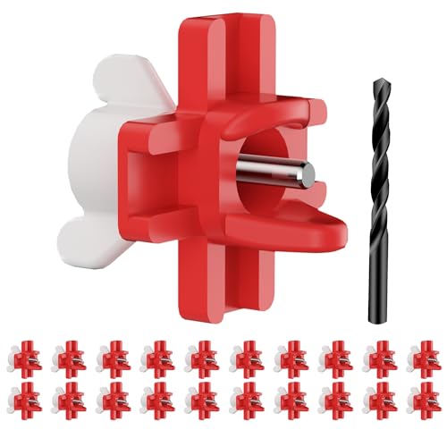 ZenxyHoC Horizontal Chicken Waterer Nipples Automatic Poultry Watering System with Drill Bit Leak-Proof & Side Mount Drinker Feeders for Chickens (Pack of 20)