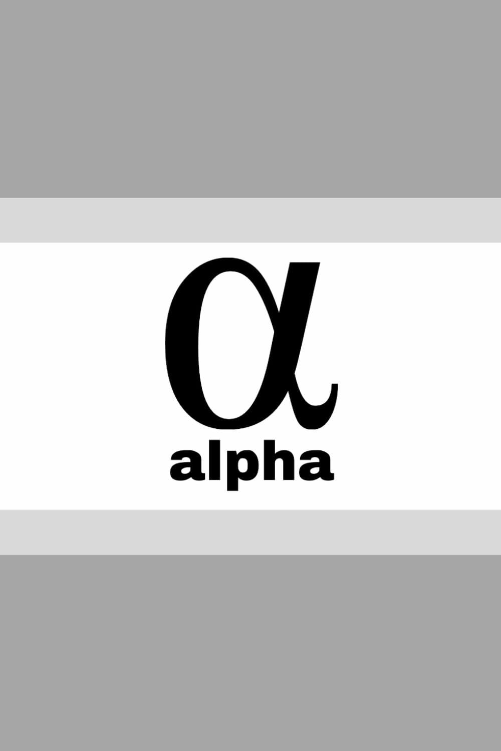 ALPHA 6 x 9 inch, 120-page, paperback notebook