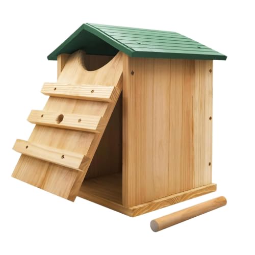 Cajas para búhos 35,5 x 25,4 cm de madera resistente para jardín 2