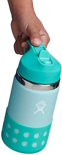 Miniatura 4 de Hydro Flask Tapa de paja de boca ancha para niños de 12 onzas y rocío de botas