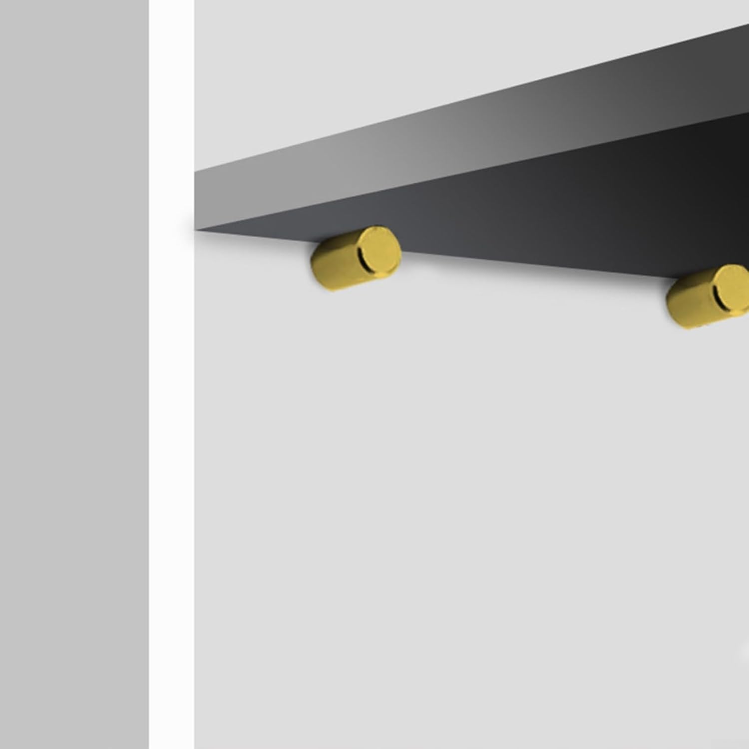 5Pcs Shelf Support Pegs, 5Pcs Shelf Support Studs Pegs Pins 8-9mm Cabinet Bracket Gold, Shelf Support for Bookshelf Kitchen Cabinet Shelf Pegs(8mm)
