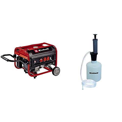 Einhell Stromerzeuger (Benzin) TC-PG 35/E5 (bis max. 3.100 W, emissionsarmer 4-Takt-Motor, 2x 230 V-Steckdosen, 15 l-Tank, AVR-Funktion, Überlastschalter, Ölmangelsicherung)