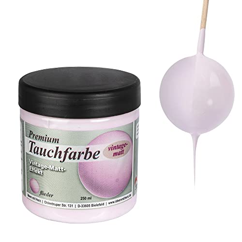 Ideen mit Herz Premium-Tauchfarbe mit Vintage-Matt-Effekt | 250 ml (flieder)