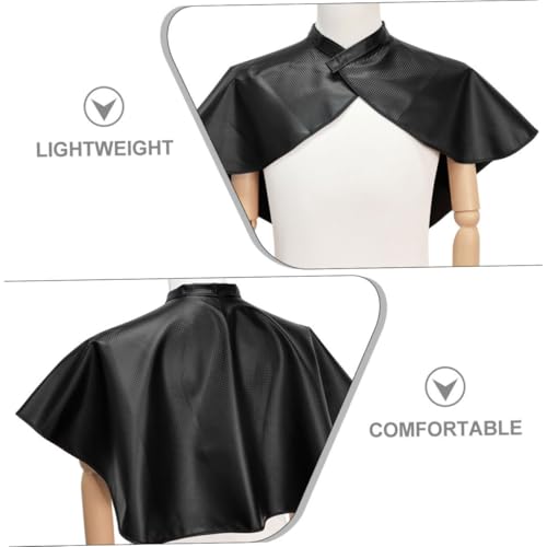 Capa para tinte de cabello FUOYLOO, 2 piezas, negra impermeable miniatura 3