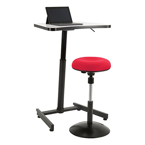 Image of Norwood Commercial Furniture Active Stool with Adjustable Height Pivot Round Seat, Red NOR-NIL1716F-RD-SO