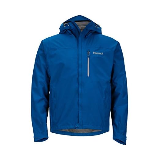 Marmot Minimalist Men's Lightweight Waterproof Rain Jacket, GORE-TEX with PACLITE Technology, Blue Sapphire
