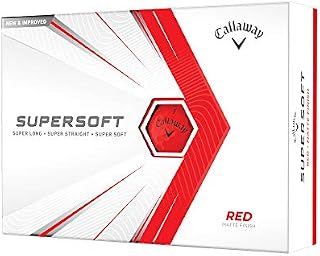 Callaway Golf Supersoft Golf Balls 2021 (Pack of 12-balls)