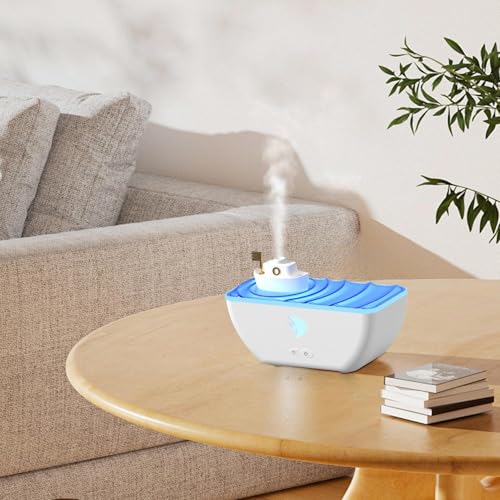 Humidificateur de bureau mignon et diffuseur d'arômes LED - 5
