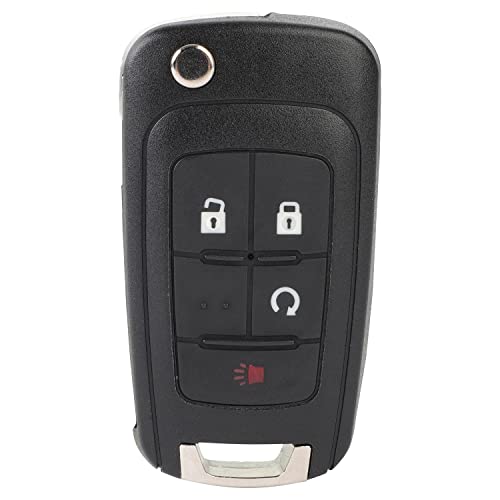 OHT01060512 Keyless Entry Remote Key Fob for Chevrolet Equinox 2010-2016 1 PCS 4 Buttons-SCITOO