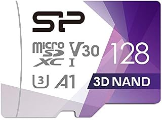 Silicon Power 128GB Micro SDXC UHS-I U3 Gaming Matrix, High Speed Micro SD