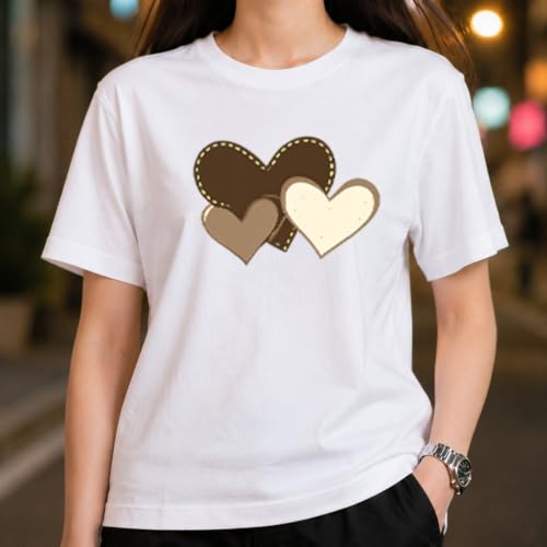 Image of Amazon Brand - INKAST Women Graphic Printed T-Shirt | Round Neck | Regular Fit | (Cotton Blend)