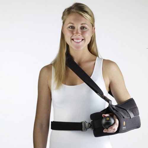 Corflex Shoulder Abduction Pillow with Sling-S - Black
