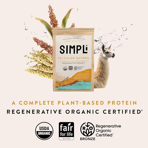 SIMPLi Regenerative Organic Certified Tri-Color Quinoa, 12 OZ (1-Pack) - image 2