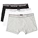 Produktbild Tommy Hilfiger Herren 3er Pack Boxershorts Trunks Unterwäsche, Mehrfarbig (Black/Grey Heather/White), 4XL