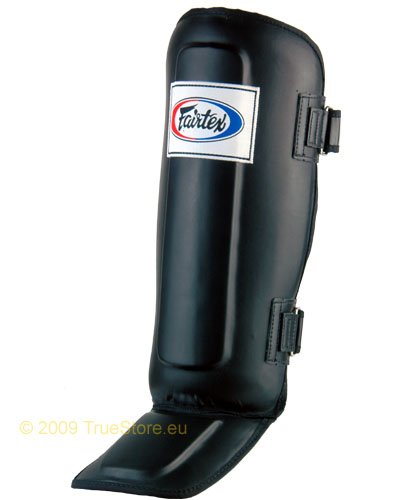 Protège tibia Fairtex en cuir durable pour la protection du tibia et du cou-de-pied