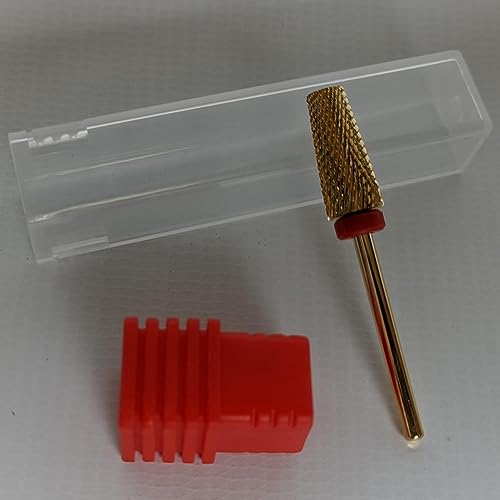 Broca Tungstênio Unha Gel Unha Fibra Acabamento Remoção Topo Reto Vermelha Corte Perfeito