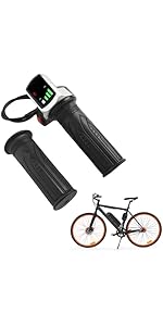 Electric Scooter Throttle Grips With Key Start And Voltage Display ABS+Rubber | Shopee Malaysia