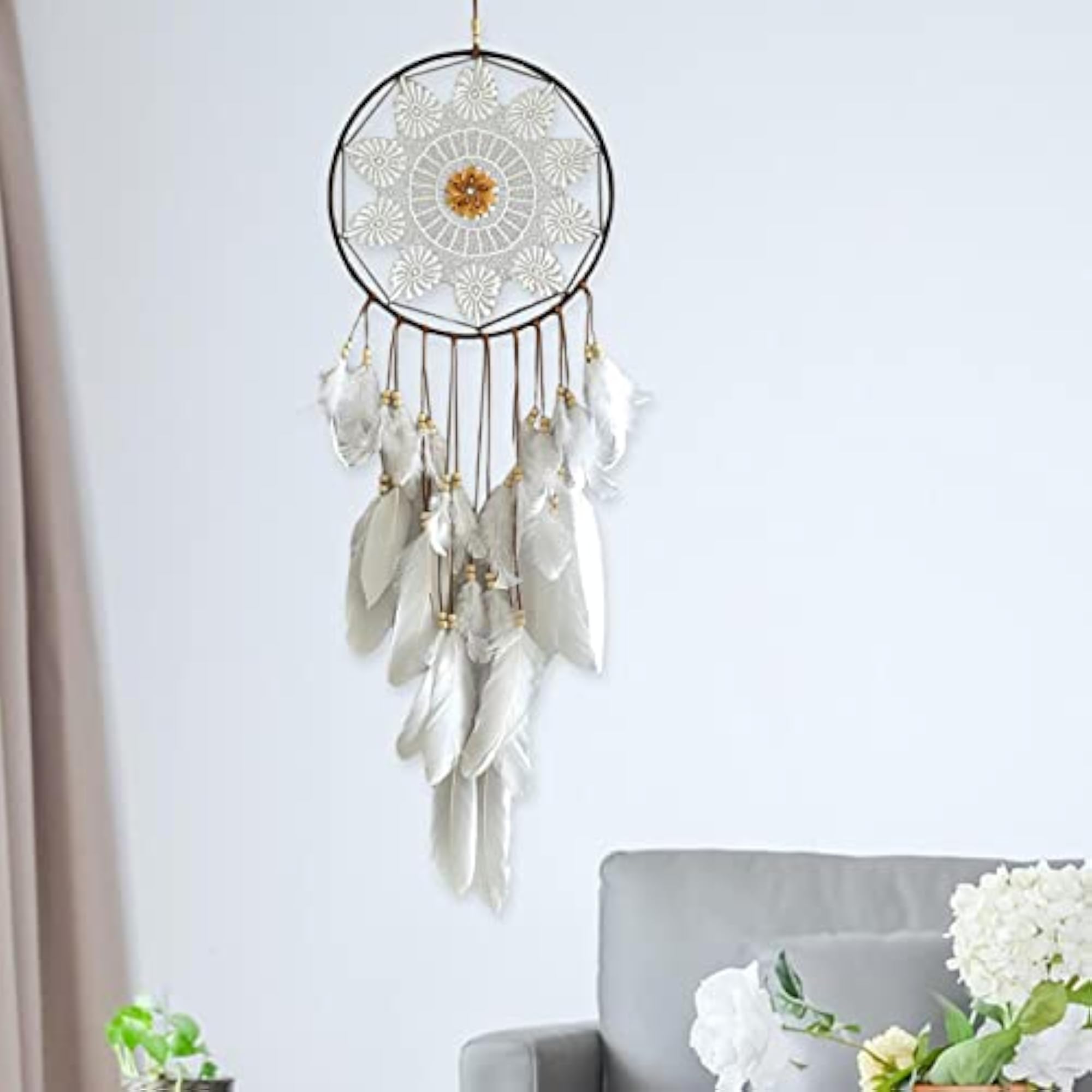Feather Dream Catcher Wall Hanging Art Craft