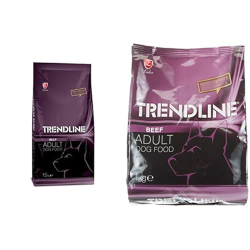 Trendline Biftekli Yetişkin Köpek Maması 15 kg+Trendline Biftekli Yetişkin Köpek Maması 1 kg