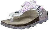atmungsaktive Baumwolle Superfit Jellies Sandale, Weiss/Silber 1000, 34 EU