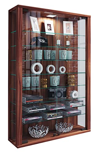 VCM vitrine Salon, Armoire vitrine, Meuble vitrine Salon, vitrine en Verre Colonne Vitrine Murale Suspendue vitrine en Verre vitrine Murale vitrine en Verre...