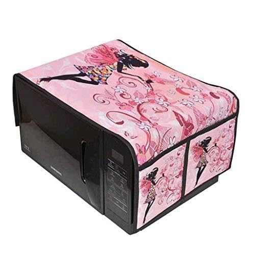 Image of Digital Printed Microwave Oven Top Cover with 4 Pockets (15X36inch),Multi.