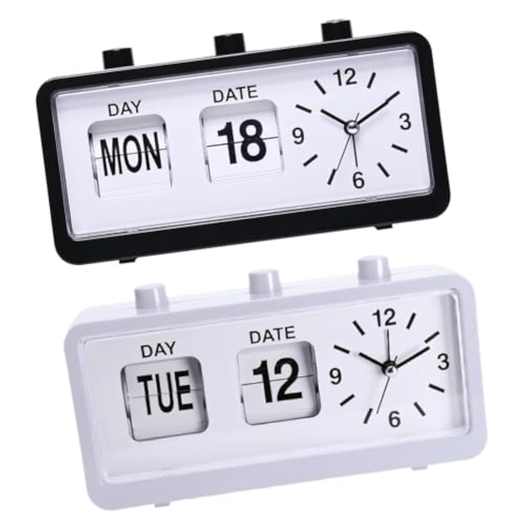 Button Page Turning Clock, Unique Centerpiece for Cafe and Office