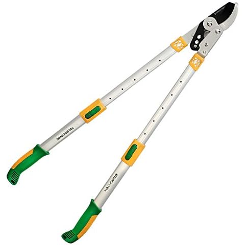 GRÜNTEK Telescopic ByPass Lopper XT 940 Smart-Cutting System. Extra Long Extendable Lopper 685-940 mm, with ergonomic handle Cover