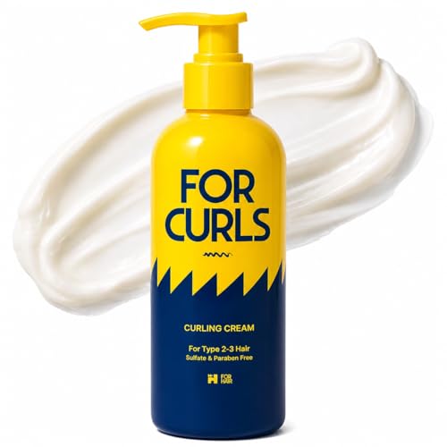 FOR CURLS Curl Cream for Curly & Wavy Hair | 8.4 oz | Anti-Frizz, Lightweight, Non-Crunchy | Sulfate...
