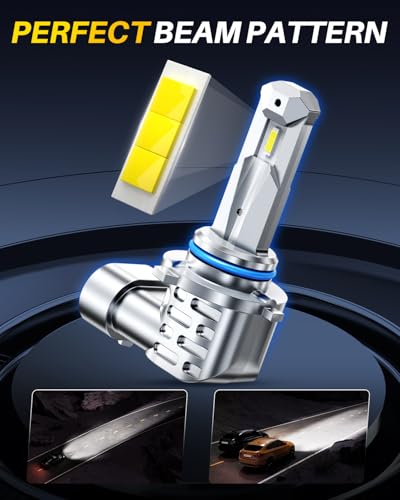 Image of AUTOONE H10 Fog Bulb, 6 Times Brighter H10 Bulb, 3 Min Quick Install, 20 Years Lifespan, No Flicker