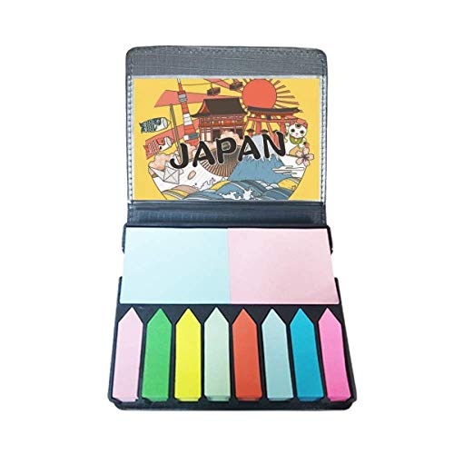 Boîte de marque-page autocollant japonais Edo, cadeau idéal pour lecteur