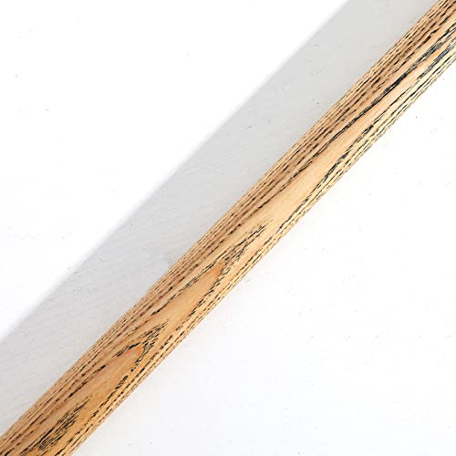 Hmqq 58" One Piece Pool Cue With 13Mm Professional Red Leather Tip,Best Hand Feel And Weight 20Oz Billiards Stick, Nature Wood Grain Color,Set Of 4 #TOP6