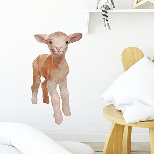 Vinilo decorativo Lamb Wall Decal para pared miniatura 1