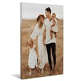 TNMGD Create Personalized Wall Art with Your Photo on Canvas - Custom Canvas Prints for Wedding - Personalized Canvas Pictures for Wall to Print Framed (16' X 24')