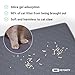 PETORITY Cat Litter Mat, Large 24''x32'' Food-Grade Silicone Litter Box Mat for Litter Trapping, Waterproof, Non-slip, Easy to Clean(Grey)
