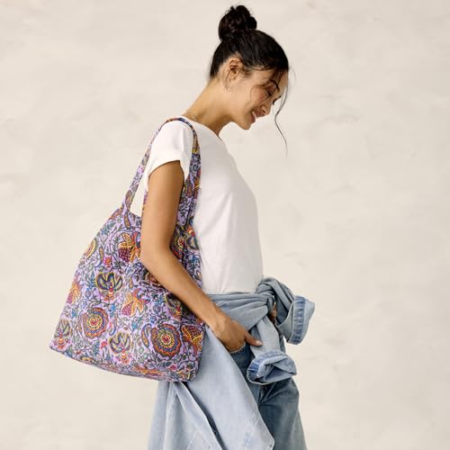 Bolso tote original de algodón para mujer Vera Bradley miniatura 2