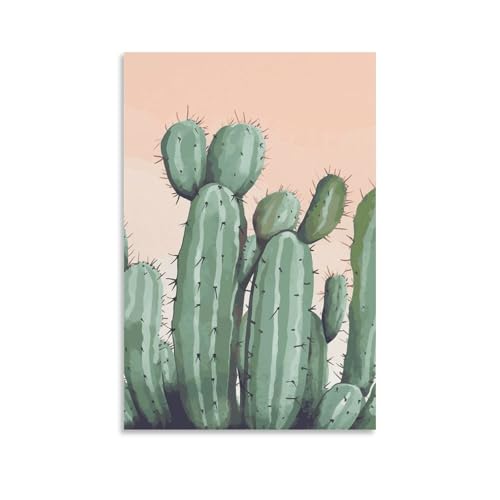 Toile murale aquarelle verte pour moderniser un bureau vide