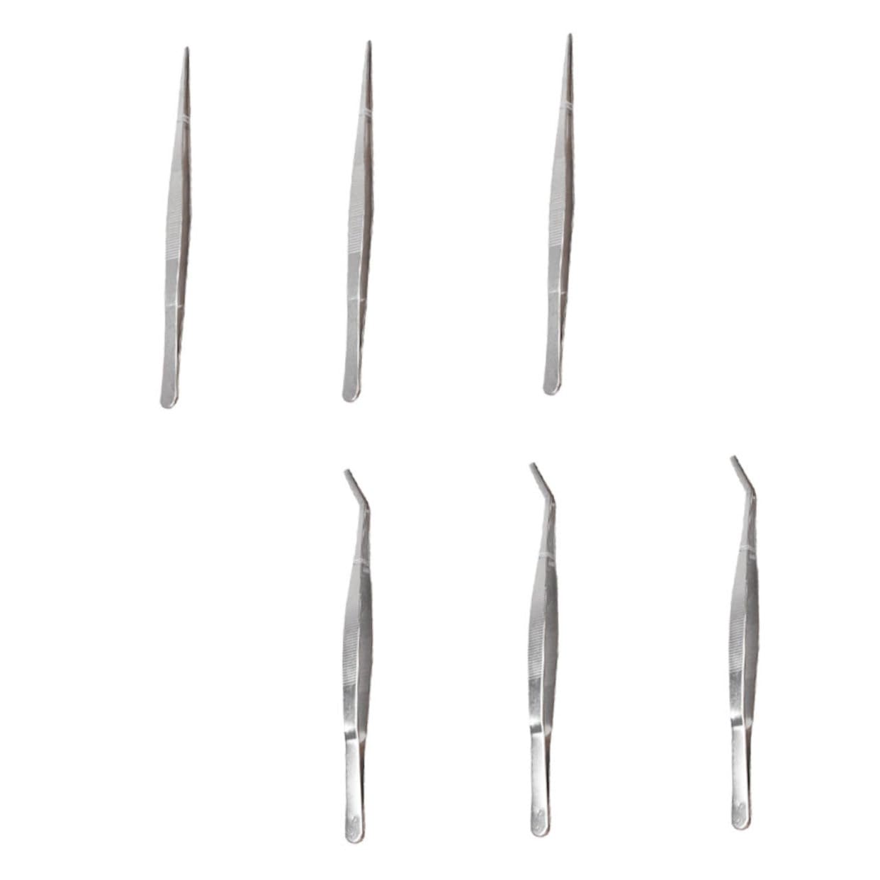 POPETPOP 6pcs Stainless Steel Serrated Tip for Daily Gardening Potted Plant Succulent Care Mini Garden Tools Grade