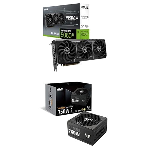 ASUS PRIME RTX 5060 Ti + TUF Gaming 750W PSU Bundle