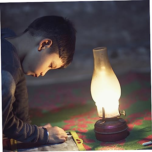 Baluue 6.3X2 Inch Clear Glass Oil Lamp Chimney Replacement for Kerosene Lamps Windproof Transparent Glass Lamp Shade for Home Decor and Emergency Lighting 2 Pack - Image 3