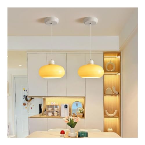 Éclairage intérieur simple crème et orange avec câble réglable - 4
