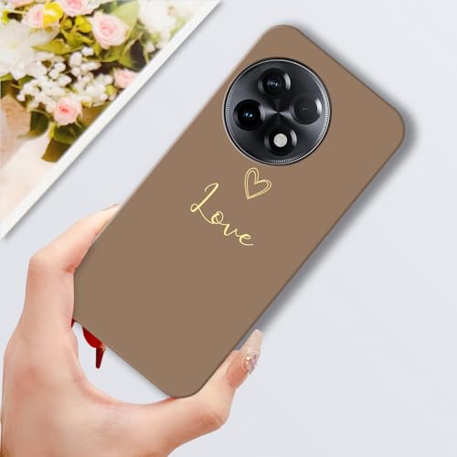 Image of COLORflow Back Cover Compatible with OnePlus 11R 5G | Heart Notes Color Customized Back Cover Compatible with OnePlus 11R 5G