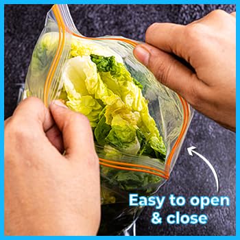Image of Asahi Kasei Small Zipper Bag | 10 Bags | 100% Leak-Proof | Double Zipper Lock | Reusable & Washable | Keeps Food Fresh | Imported from Japan